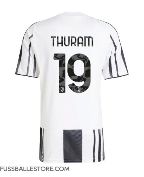Günstige Juventus Khephren Thuram #19 Heimtrikot 2025-26 Kurzarm Günstige Juventus Khephren Thuram #19 Heimtrikot 2025-26 Kurzarm